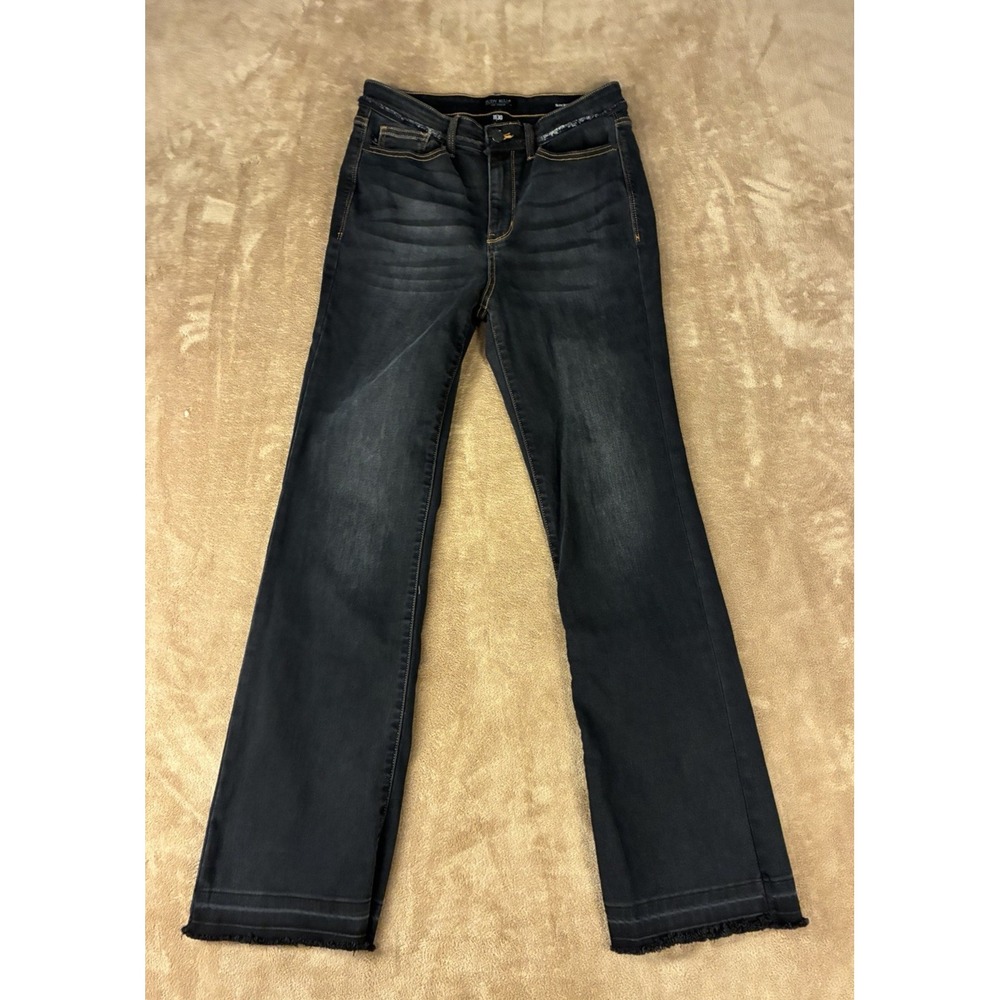 Judy Blue Womens Jeans 11/30 Black Ashland Slim Bootcut High Rise Stretchy Denim